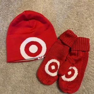Target Beanie and Mittens Set